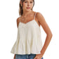 The Remi Babydoll Cami Top