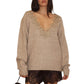 Lace Trim Sweater