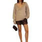 Lace Trim Sweater