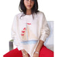 Sailboat Knit Fuzzy Sweater