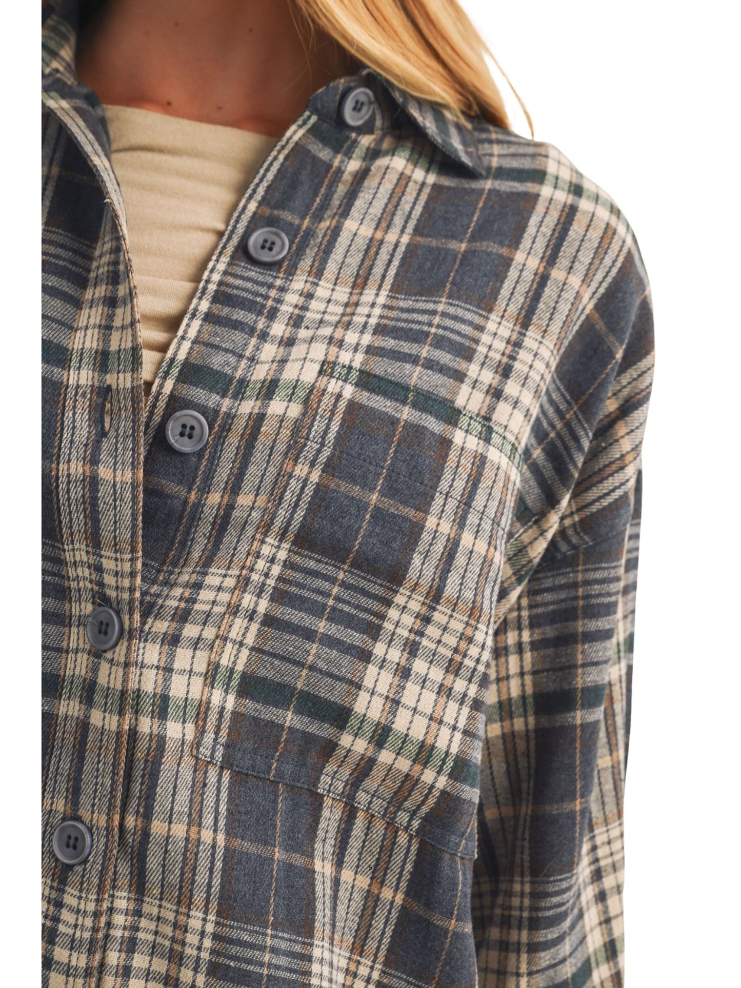 The Shellie Button Up