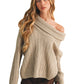 The Missy Falling Shoulder Knit Top