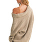 The Missy Falling Shoulder Knit Top