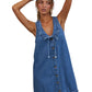 Betsy Ruffle Denim Mini Dress