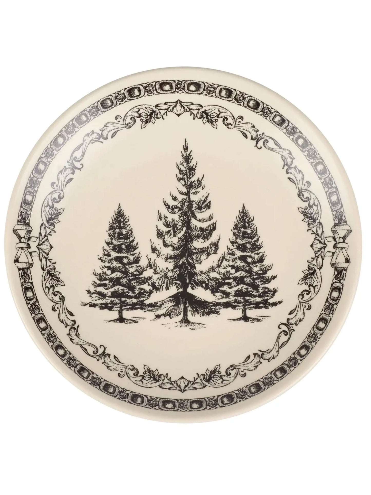 Small Pine Trees Plate