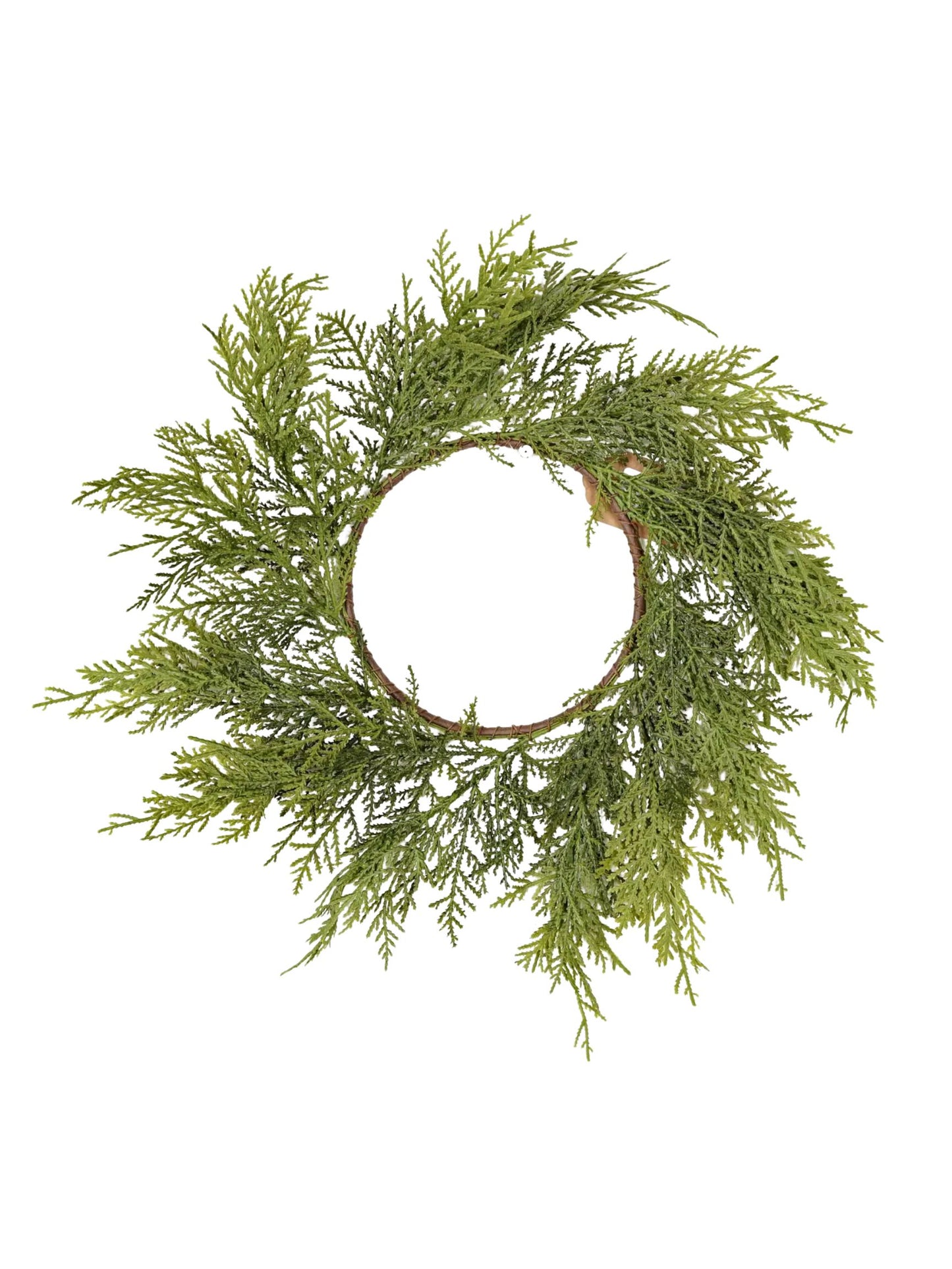 Real Touch Cedar Mix Wreath - 6.5"