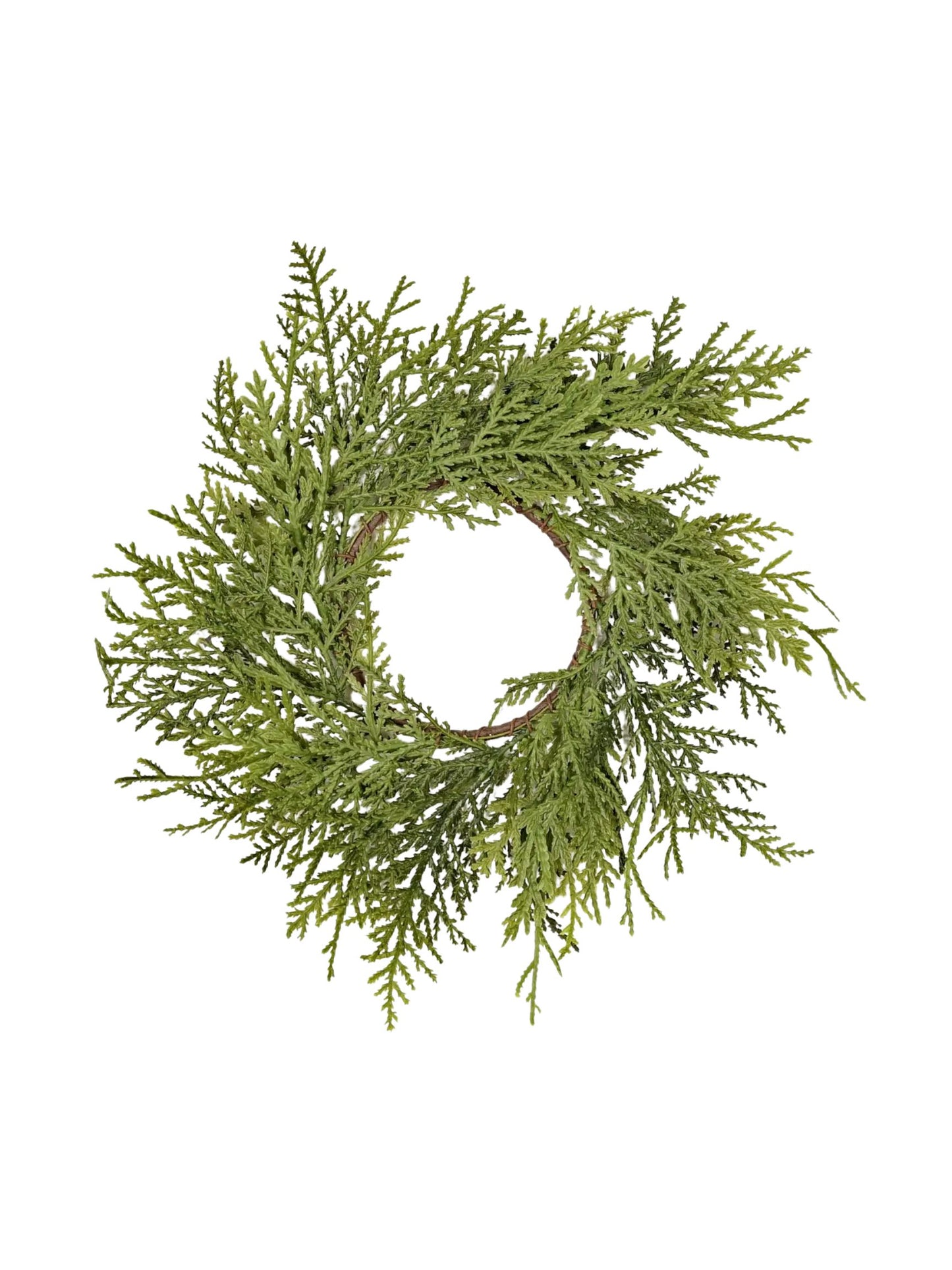 Real Touch Cedar Mix Wreath - 3.5"