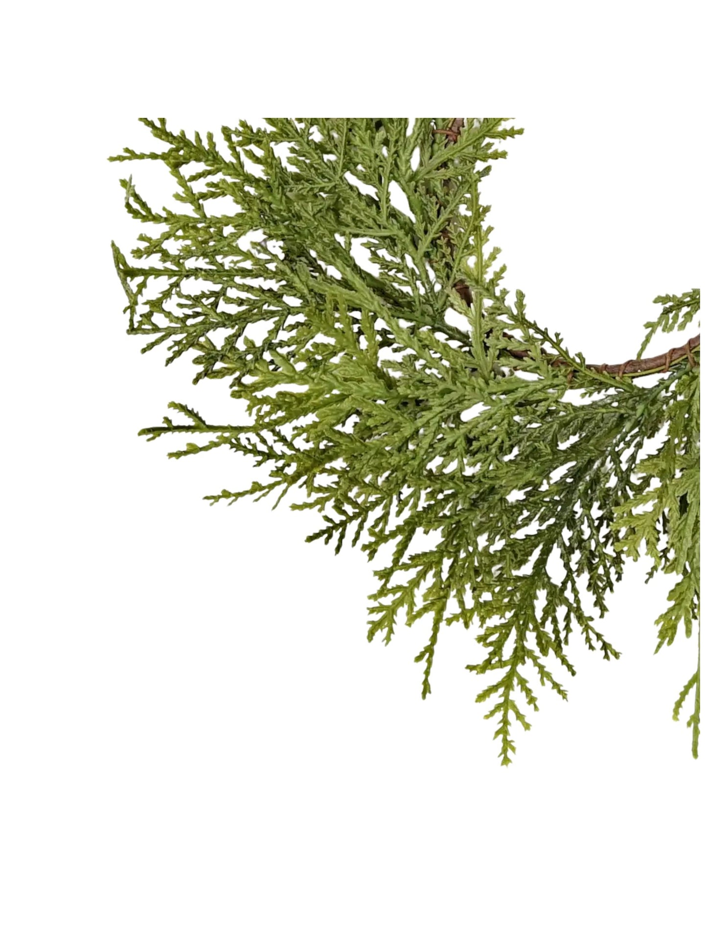 Real Touch Cedar Mix Wreath - 3.5"