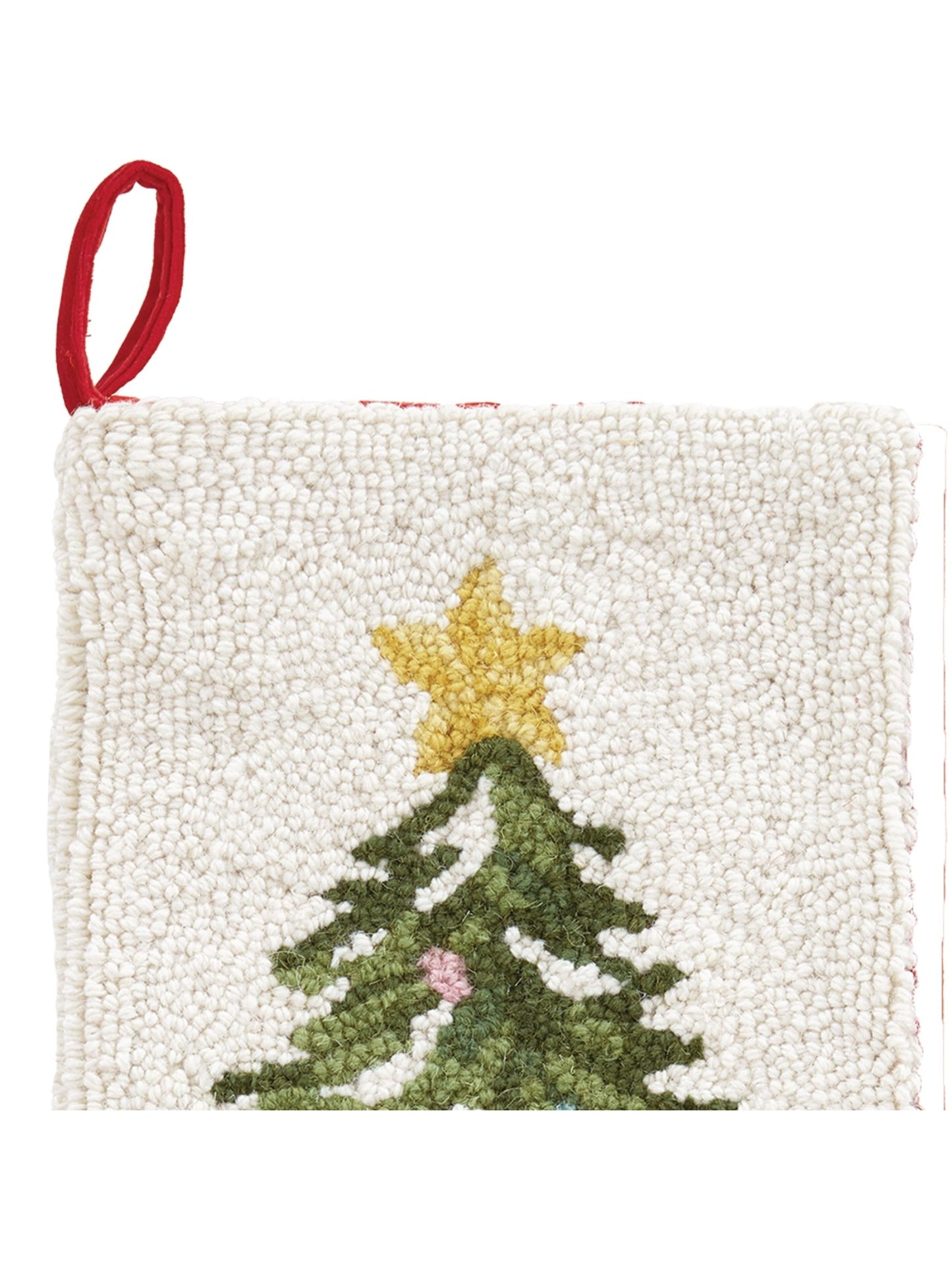 Christmas Tree & Presents Hook Stocking