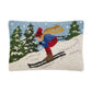 Downhill Skier Hook Pillow