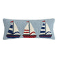 Sailboat Trio Hook Pillow - Pick Up Only