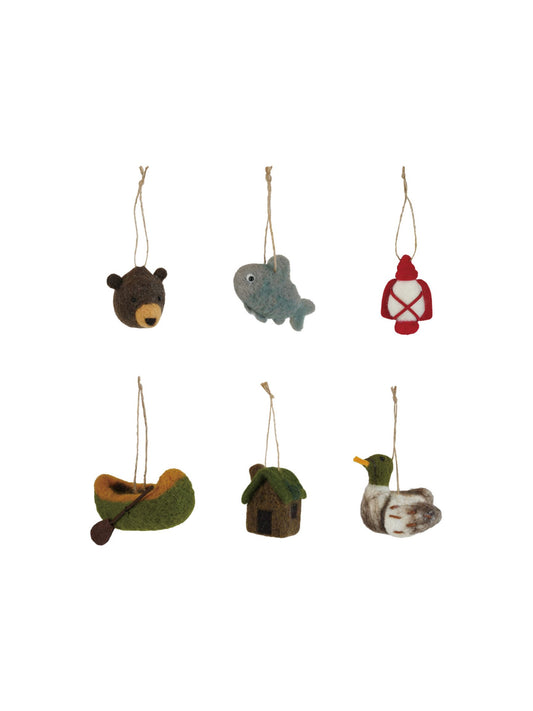 Wool Felt Outdoor Icon Ornament