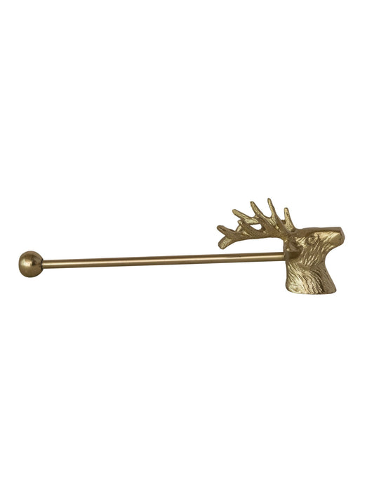 Cast Aluminum Deer Head Shaped Candle Snuffer