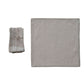 Cotton & Linen Napkins w/ Metallic Silver & Gold Thread - Set of 4