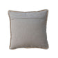 18" Square Stonewashed Cotton & Linen Pillow w/ Quilt Pattern