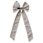 Cotton Velvet Clip-on Bow