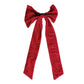 Cotton Velvet Clip-on Bow