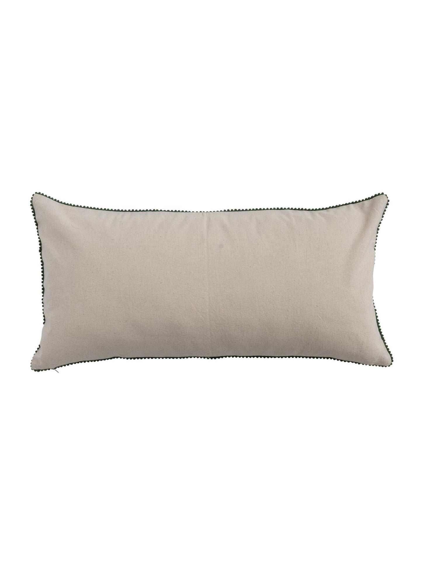 Cotton & Linen Slub Printed Lumbar Pillow w/Tree Pattern - Pick Up Only