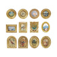Gold Mini Framed Art Magnet