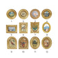 Gold Mini Framed Art Magnet