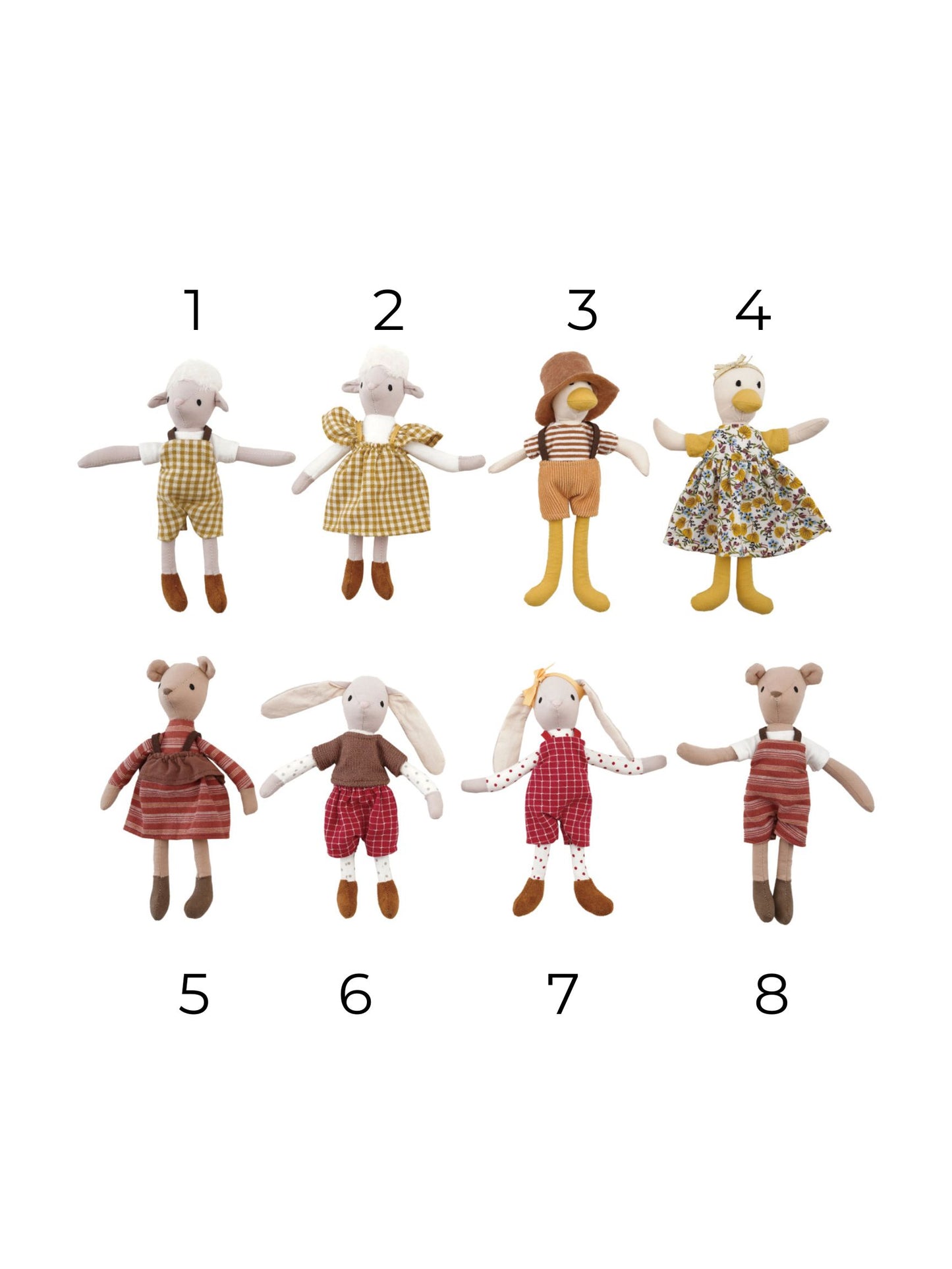 Cotton Animal in Clothes