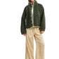 High Pile Fleece Puffer Jacket