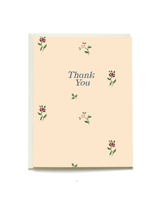 Scattered Ditsy Thank You Card