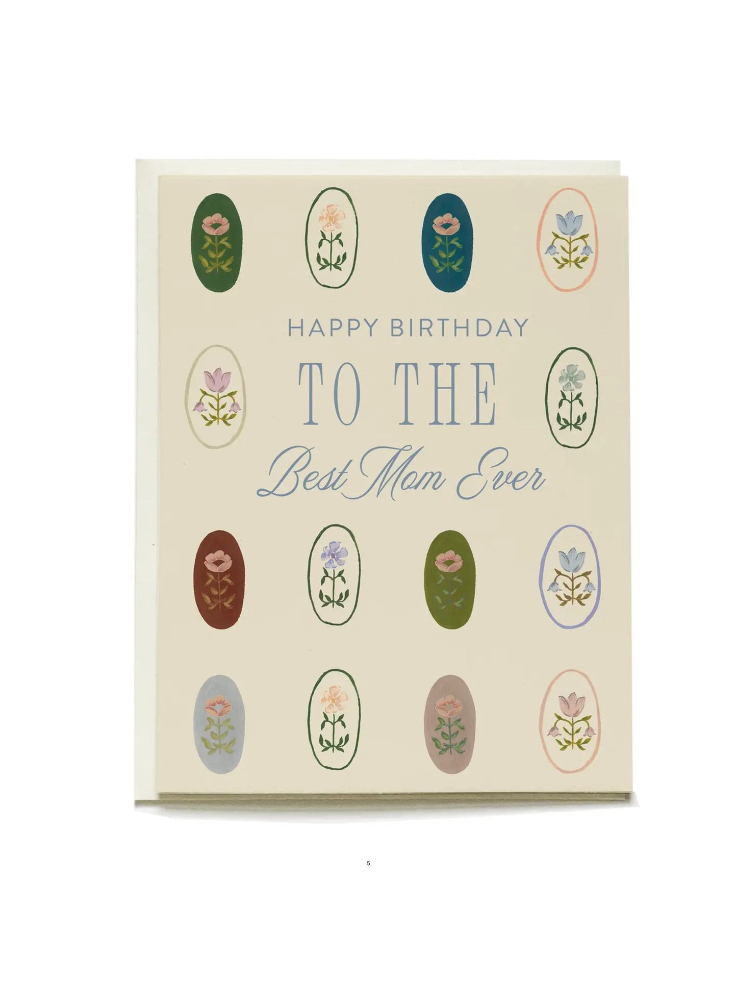 Floral Icons Birthday Card