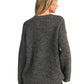 Fuzzy Sheep Motif Sweater Pullover