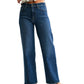 Classic Mid Rise Straight Denim