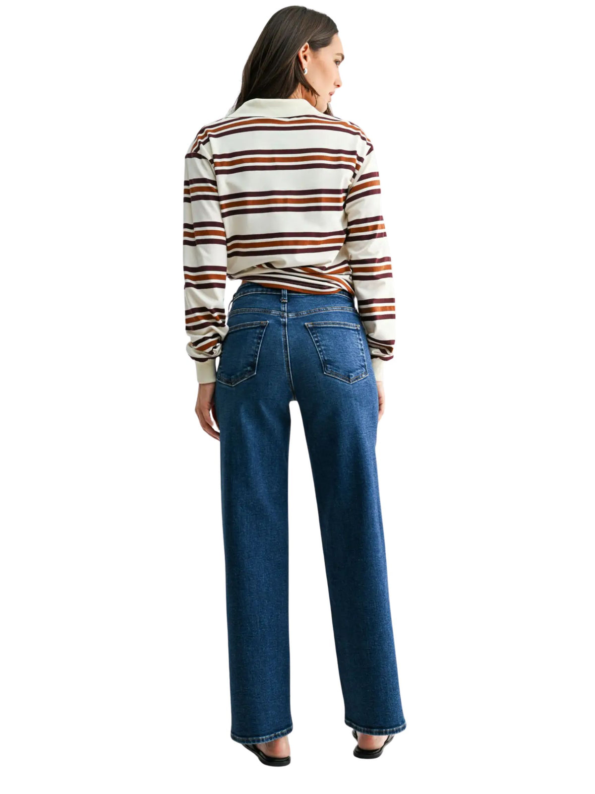 Classic Mid Rise Straight Denim