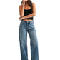 Classic Vintage Non Stretch Straight Denim