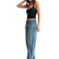 Classic Vintage Non Stretch Straight Denim