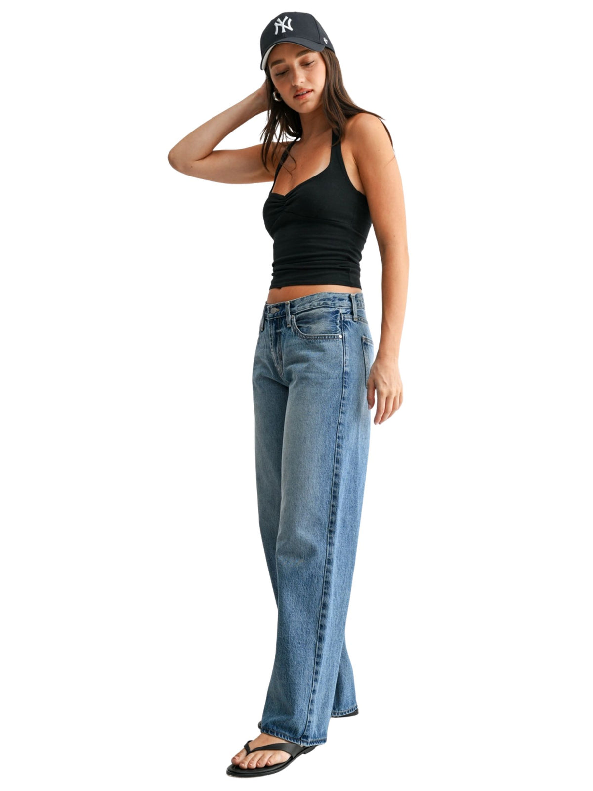 Classic Vintage Non Stretch Straight Denim