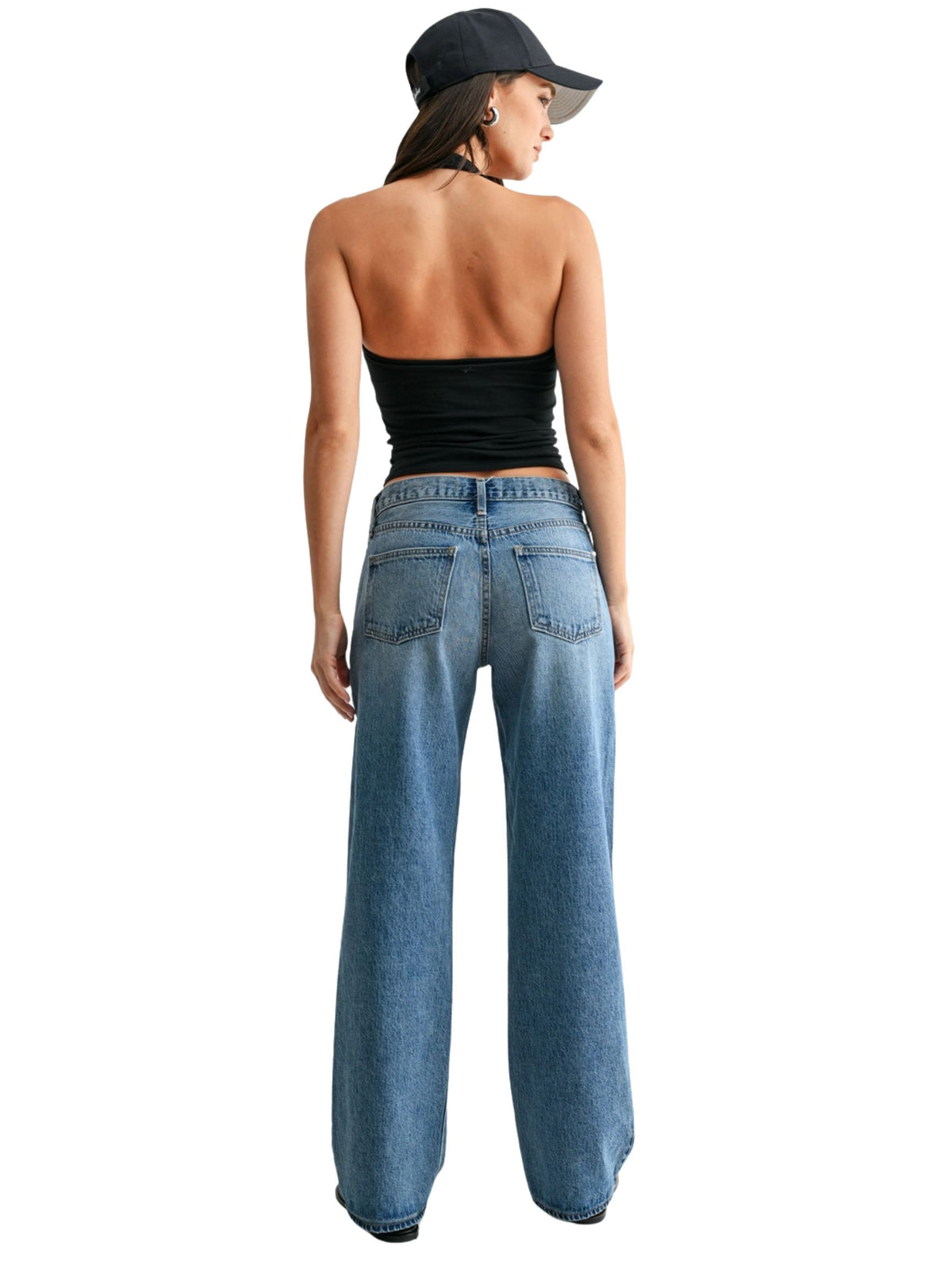 Classic Vintage Non Stretch Straight Denim