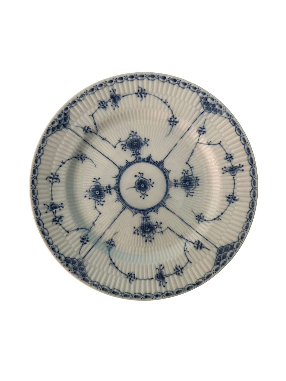 Vintage Blue Fjord Plate