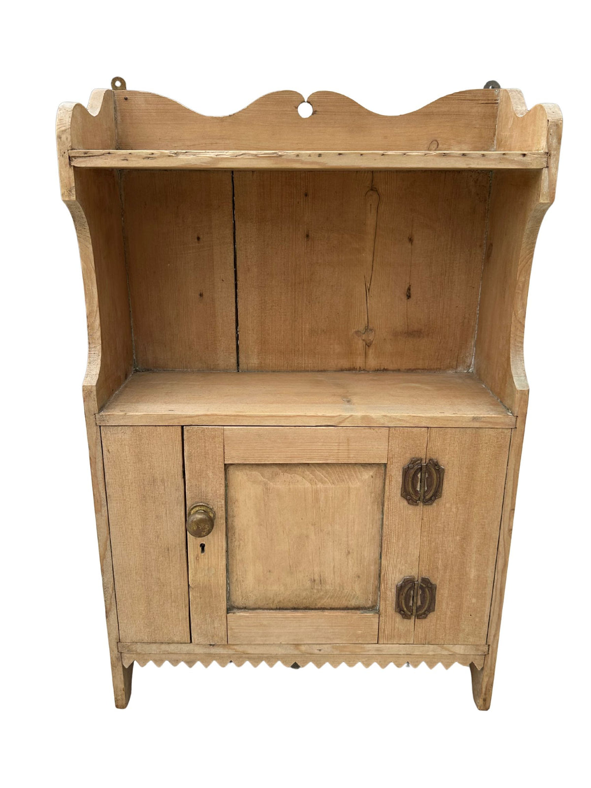 Antique Pine Wall-Mounted Cabinet - Pick Up Only