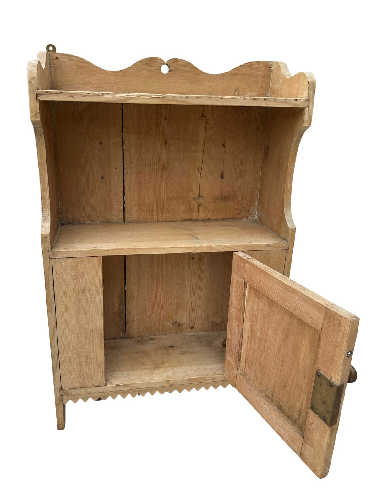 Antique Pine Wall-Mounted Cabinet - Pick Up Only
