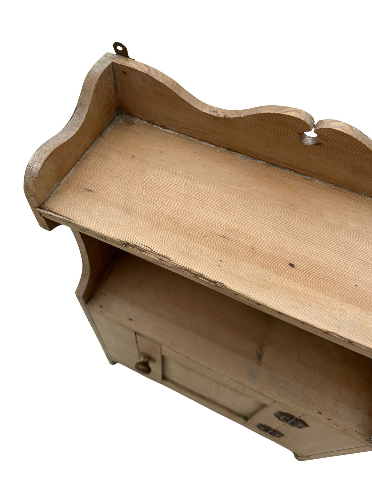 Antique Pine Wall-Mounted Cabinet - Pick Up Only