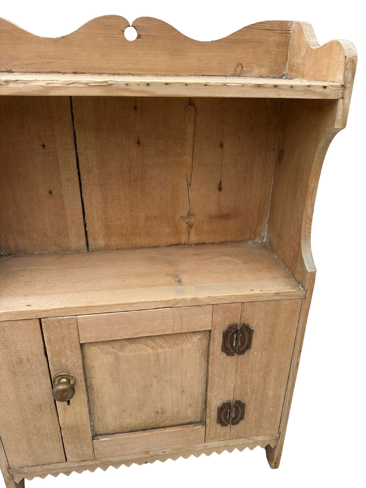 Antique Pine Wall-Mounted Cabinet - Pick Up Only