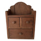Vintage Primitive Wood Wall Cabinet