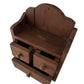 Vintage Primitive Wood Wall Cabinet