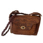 Vintage Tooled Leather Horse Shoulder Bag
