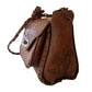 Vintage Tooled Leather Horse Shoulder Bag