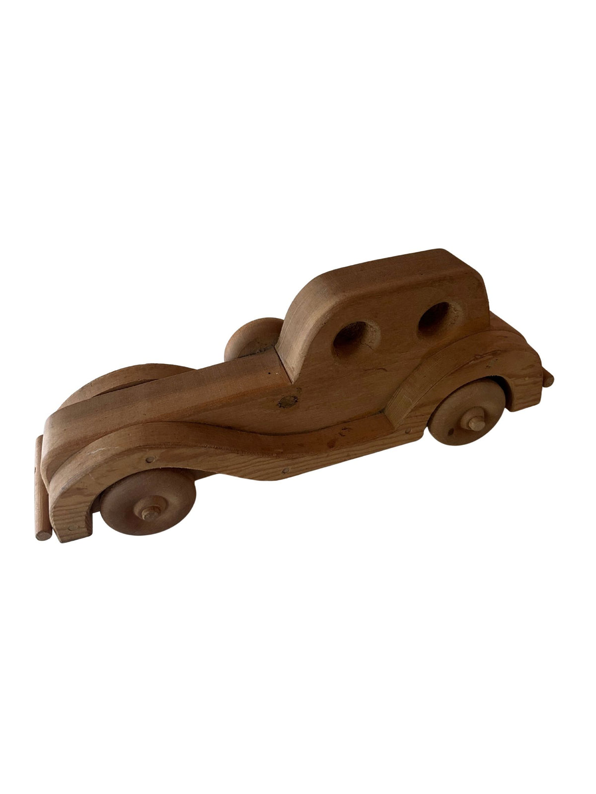 Vintage Handmade Wooden Toy Car