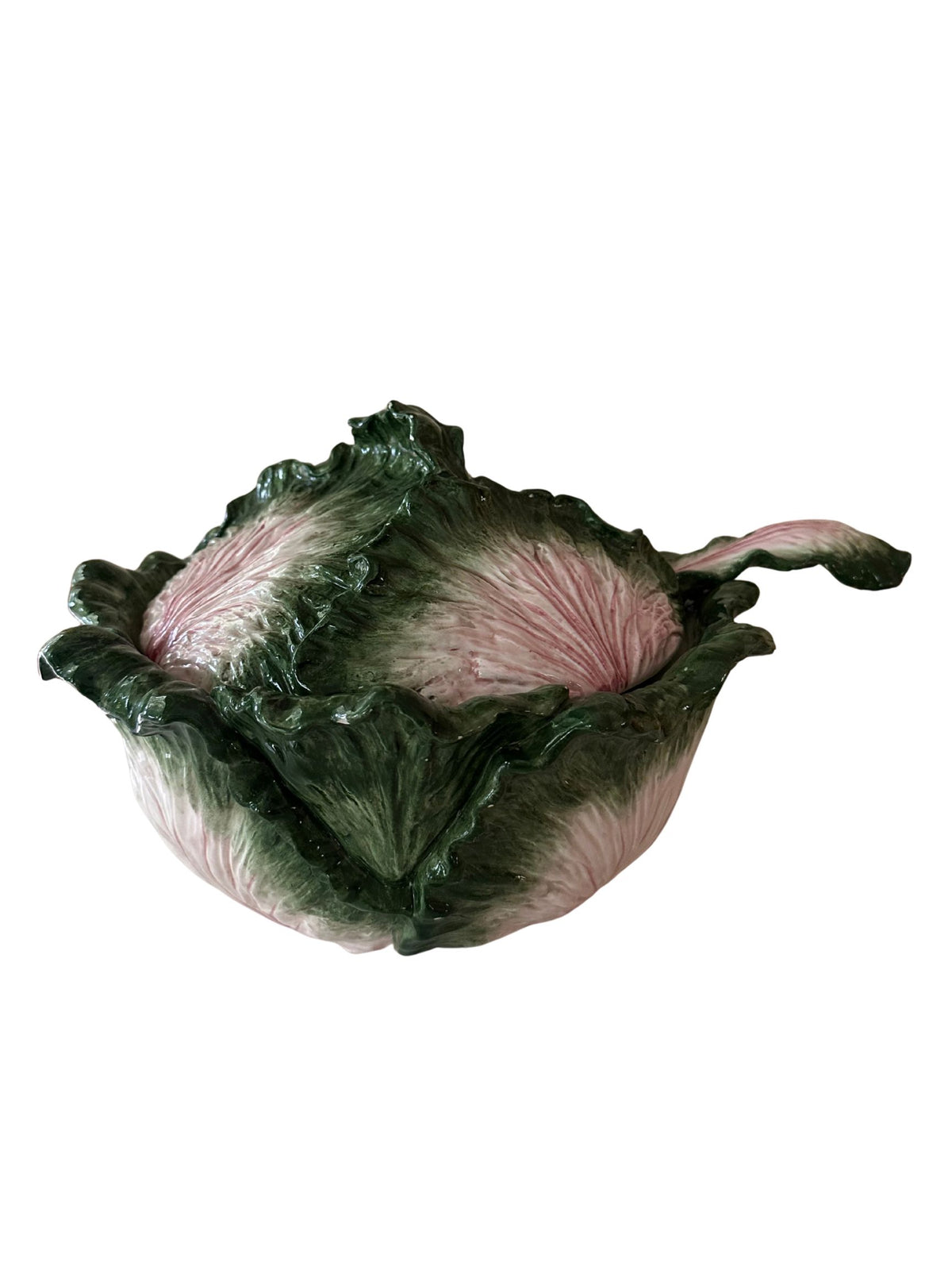 Vintage Fitz and Floyd Cabbage Tureen with Ladle - Pick Up Only