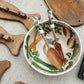 Vintage Hand-Painted Vegetable Salad Bowl Set - Pick Up Only