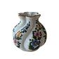 Vintage Italian Hand-Painted Floral Ceramic Vase