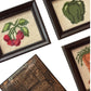 Vintage Framed Vegetable Needlepoint Wall Hanging
