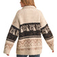 Marled Fuzzy Knit Button Down Sweater Cardigan